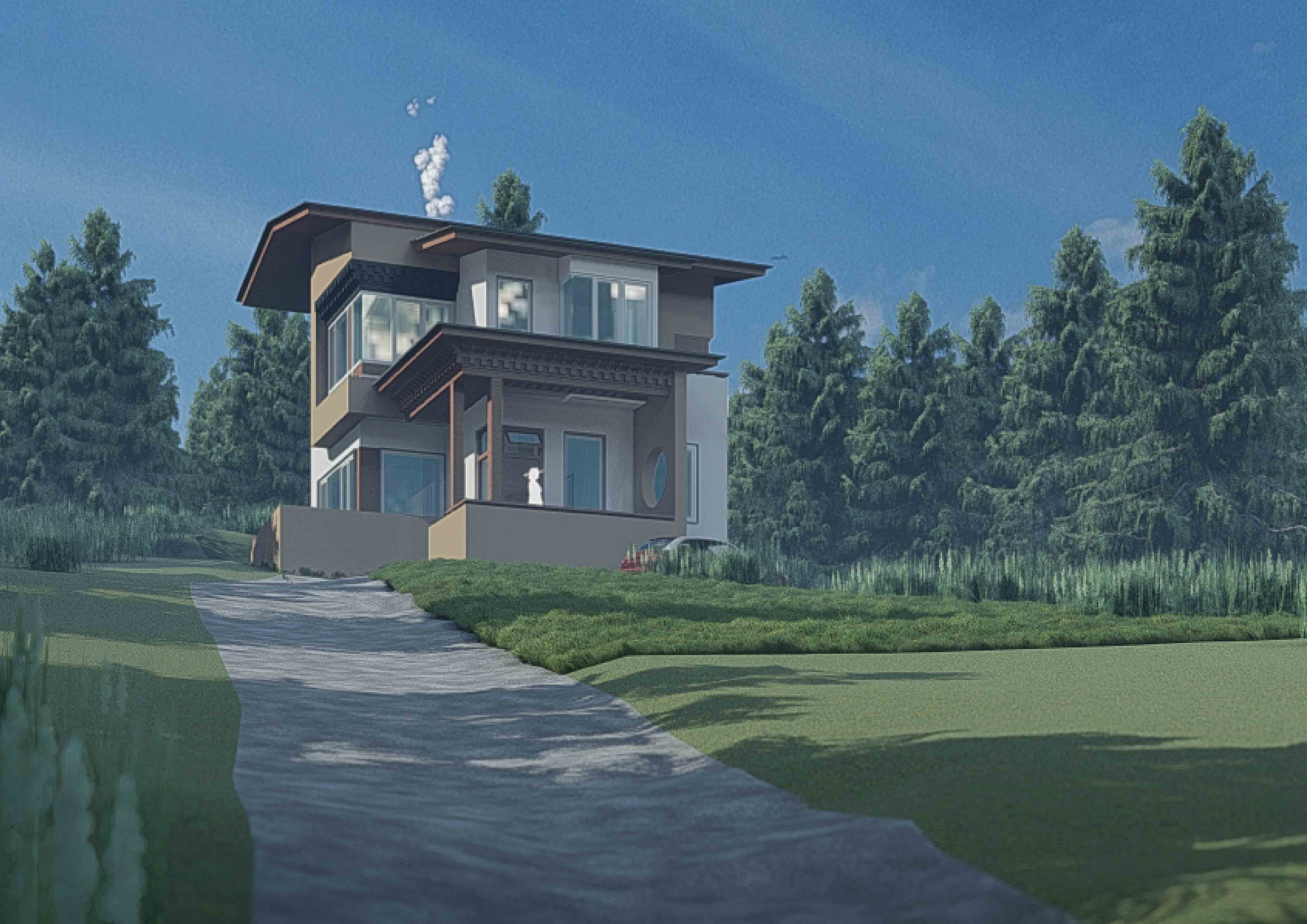 Render of Hongtsho Duplex.